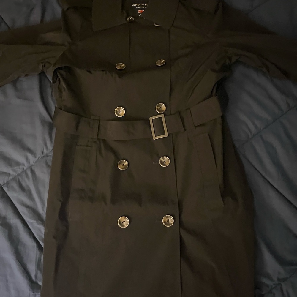 London Fog Woman’s Classic Black Outerwear Coat